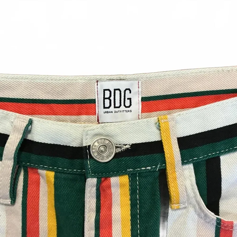 BDG Urban Outfitters Striped Wide Legs Pants Boho - Picture 2 of 7